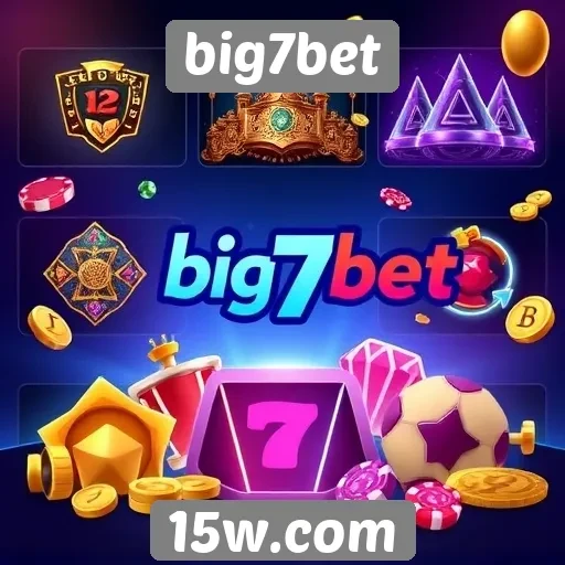 Diversidade de jogos disponíveis na plataforma big7bet